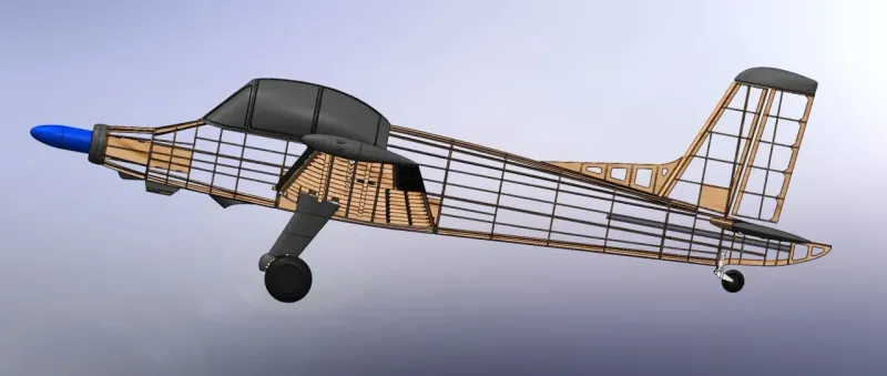 Morane-Saulnier MS.1500 Épervier 2620mm Lasercut Baukasten